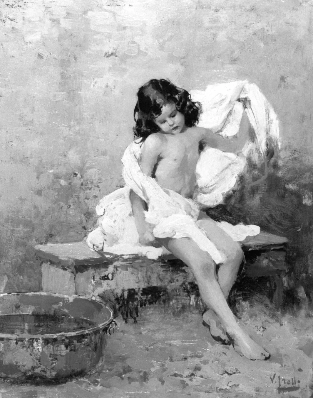 Bambina che si asciuga - Galleria d'Arte Moderna Achille Forti, Verona